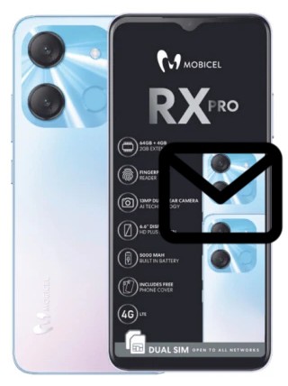 Configurer le courrier dans Mobicel RX Pro