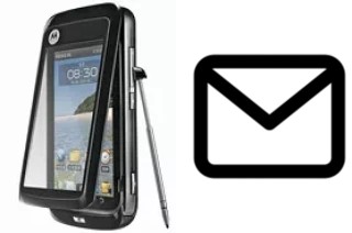 Configurer le courrier dans Motorola XT810