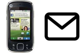Configurer le courrier dans Motorola QUENCH
