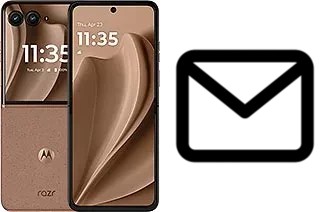 Configurer le courrier dans Motorola Razr+ 2025