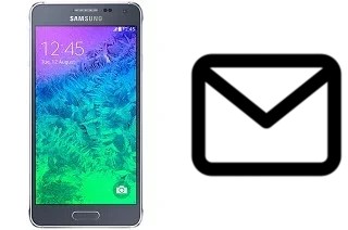 Configurer le courrier dans Samsung Galaxy Alpha (S801)