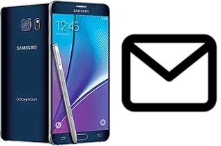 Configurer le courrier dans Samsung Galaxy Note5 Duos