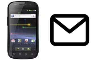 Configurer le courrier dans Samsung Google Nexus S I9023
