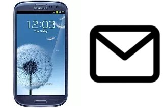 Configurer le courrier dans Samsung I9300 Galaxy S III