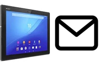 Configurer le courrier dans Sony Xperia Z4 Tablet WiFi