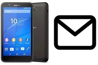 Configurer le courrier dans Sony Xperia E4 Dual