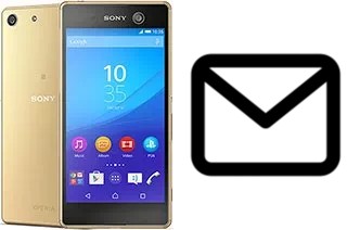 Configurer le courrier dans Sony Xperia M5 Dual