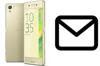 Configurer le courrier dans Sony Xperia X