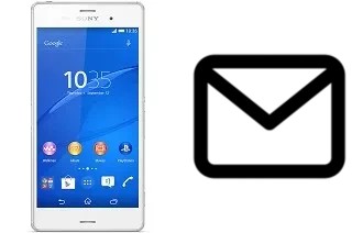 Configurer le courrier dans Sony Xperia Z3 Dual