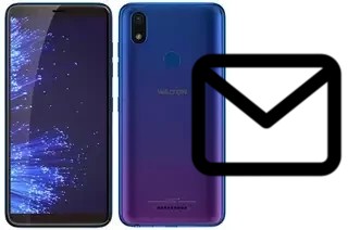 Configurer le courrier dans Walton Primo H8