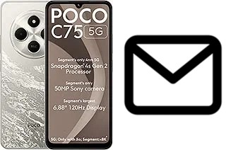 Configurer le courrier dans Xiaomi Poco C75 5G