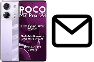 Configurer le courrier dans Xiaomi Poco M7 pro 5G