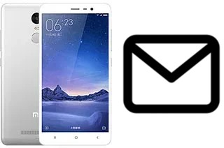 Configurer le courrier dans Xiaomi Redmi Note 3 (MediaTek)