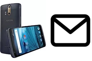 Configurer le courrier dans ZTE Axon Pro