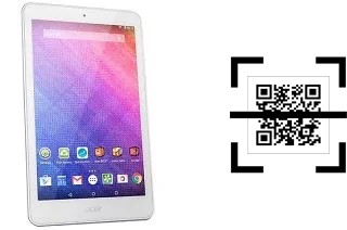 Comment lire les codes QR sur un Acer Iconia One 8 B1-820 ?
