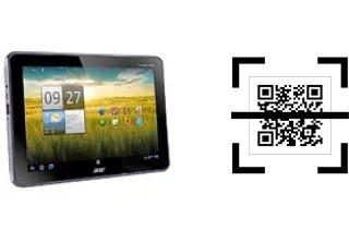 Comment lire les codes QR sur un Acer Iconia Tab A700 ?