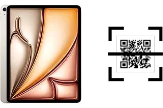 Comment lire les codes QR sur un Apple iPad Air 13 (2025) ?