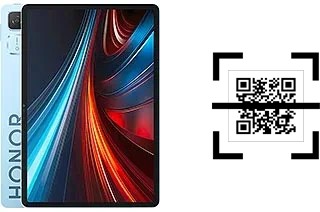 Comment lire les codes QR sur un Honor Tablet GT ?