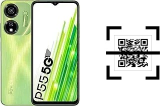 Comment lire les codes QR sur un itel itel P55 5G ?