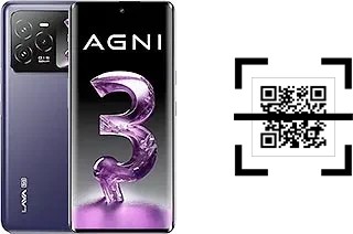 Comment lire les codes QR sur un Lava Agni 3 ?