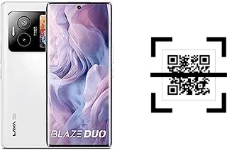 Comment lire les codes QR sur un Lava Blaze Duo ?