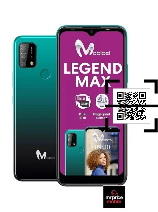Comment lire les codes QR sur un Mobicel Legend Max ?