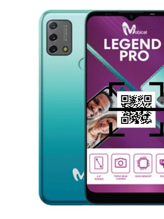 Comment lire les codes QR sur un Mobicel Legend Pro ?