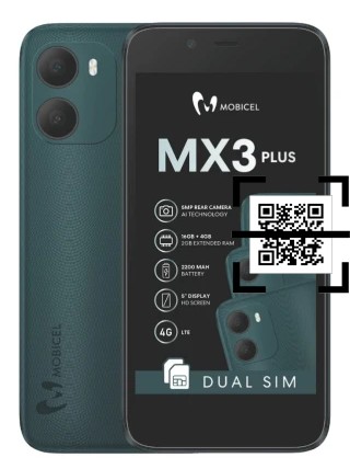 Comment lire les codes QR sur un Mobicel MX3 Plus ?