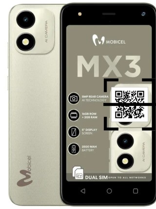Comment lire les codes QR sur un Mobicel MX3 ?