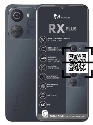 Comment lire les codes QR sur un Mobicel RX Plus ?