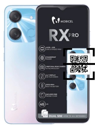 Comment lire les codes QR sur un Mobicel RX Pro ?