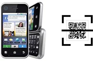 Comment lire les codes QR sur un Motorola BACKFLIP ?
