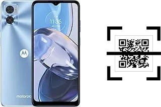 Comment lire les codes QR sur un Motorola Moto E22 ?