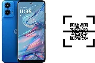 Comment lire les codes QR sur un Motorola Moto G45 ?