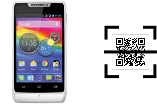 Comment lire les codes QR sur un Motorola RAZR D1 ?