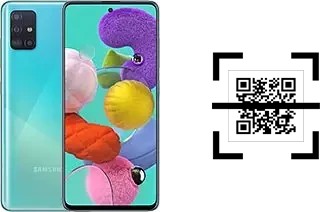 Comment lire les codes QR sur un Samsung Galaxy A71 ?