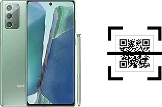 Comment lire les codes QR sur un Samsung Galaxy Note20 ?