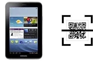Comment lire les codes QR sur un Samsung Galaxy Tab 2 7.0 P3100 ?