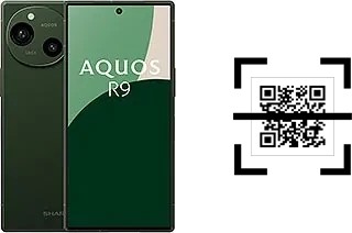 Comment lire les codes QR sur un Sharp Aquos R9 ?
