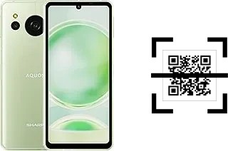 Comment lire les codes QR sur un Sharp Aquos sense8 ?