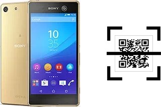 Comment lire les codes QR sur un Sony Xperia M5 Dual ?