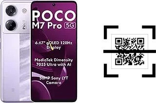 Comment lire les codes QR sur un Xiaomi Poco M7 pro 5G ?