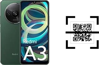 Comment lire les codes QR sur un Xiaomi Redmi A3 Pro ?