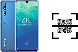 Comment lire les codes QR sur un ZTE Axon 10 Pro 5G ?