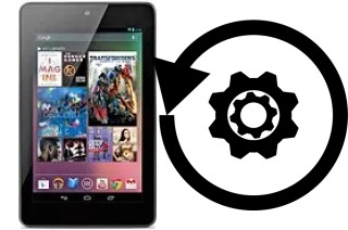 Comment réinitialiser ou reset un Asus Google Nexus 7