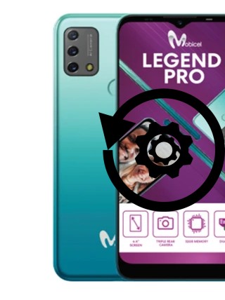 Comment réinitialiser ou reset un Mobicel Legend Pro