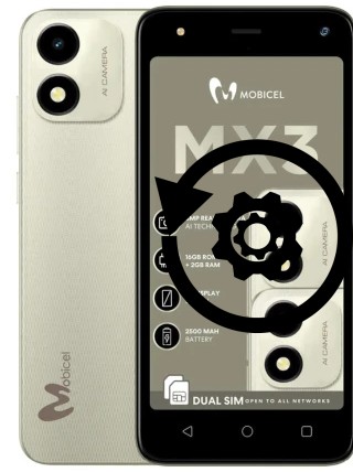 Comment réinitialiser ou reset un Mobicel MX3