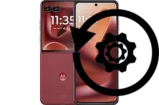 Comment réinitialiser ou reset un Motorola Razr 60 Ultra