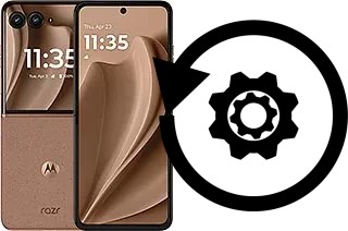 Comment réinitialiser ou reset un Motorola Razr+ 2025
