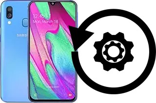Comment réinitialiser ou reset un Samsung Galaxy A40